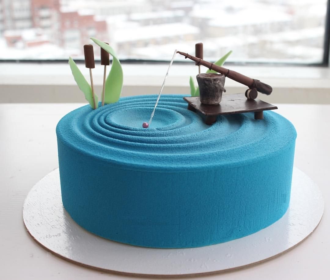 Торт рыбалка