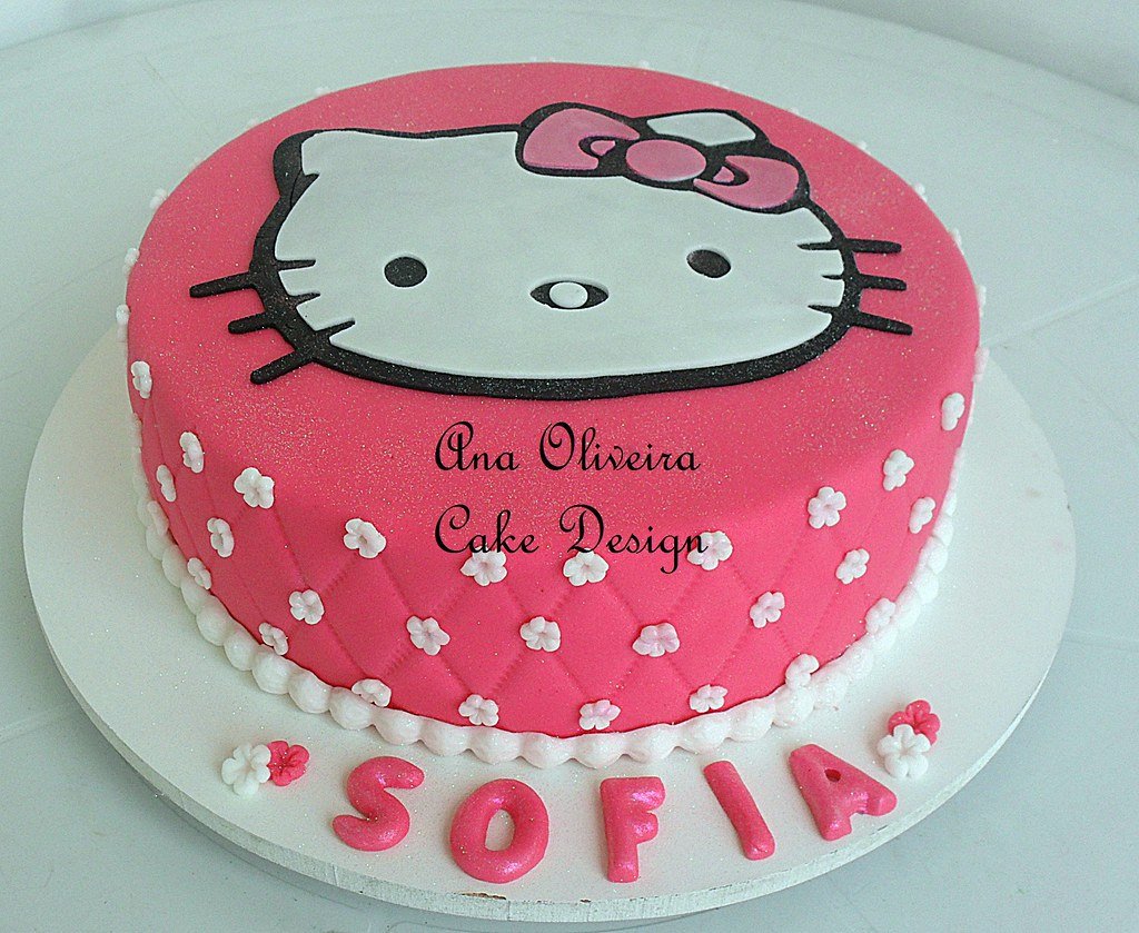 Торт Китти Кэт с фотопечатью