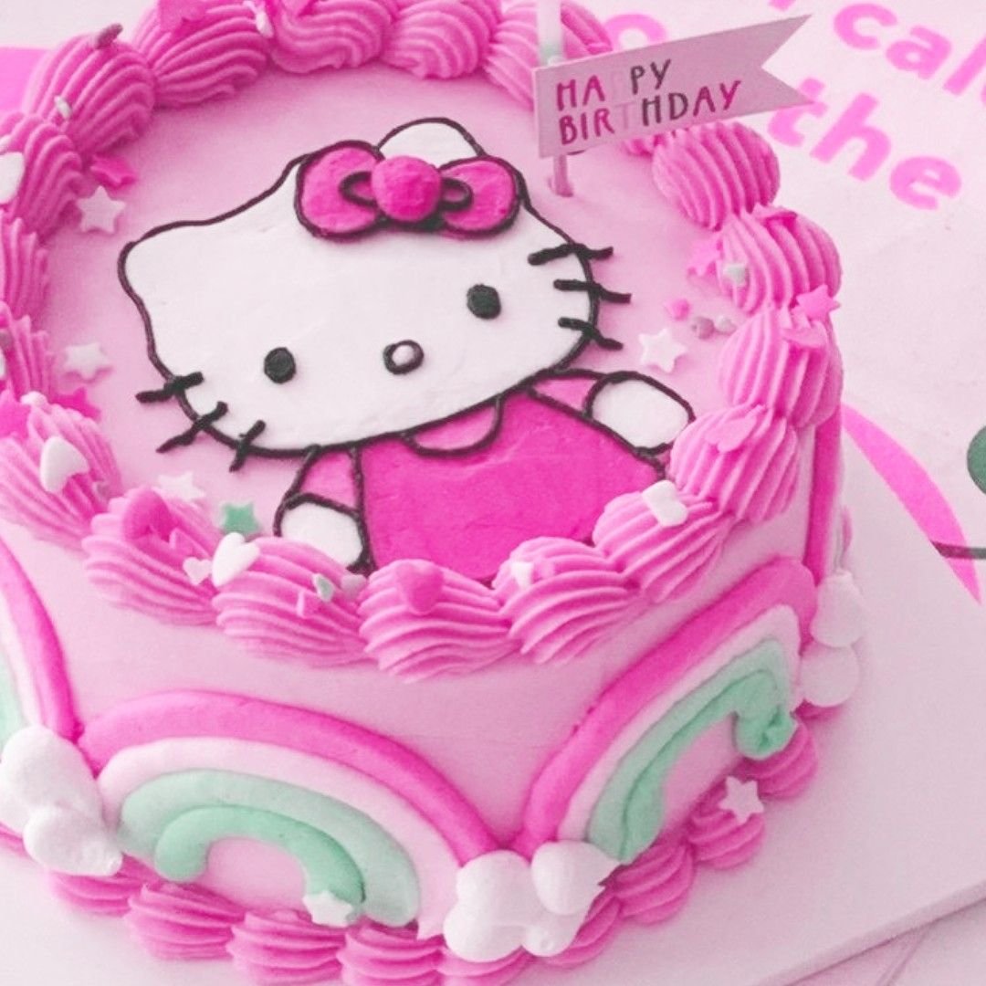 Пряник Хелло Китти на торт