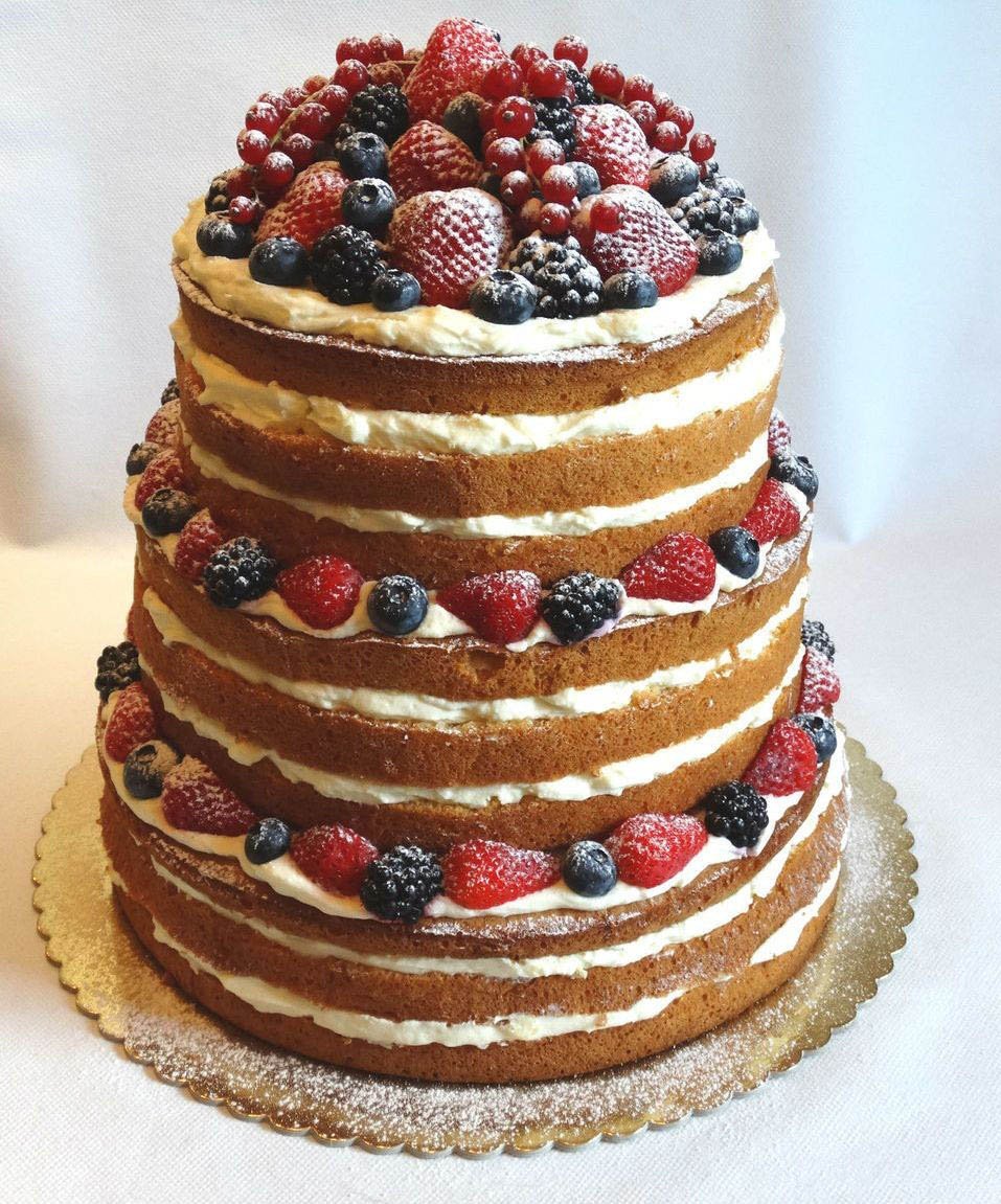 Украшение двухярусного торта