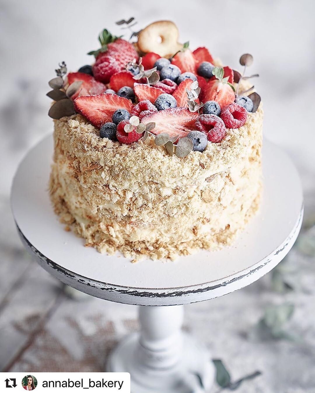 Торт медовик с кремом чиз