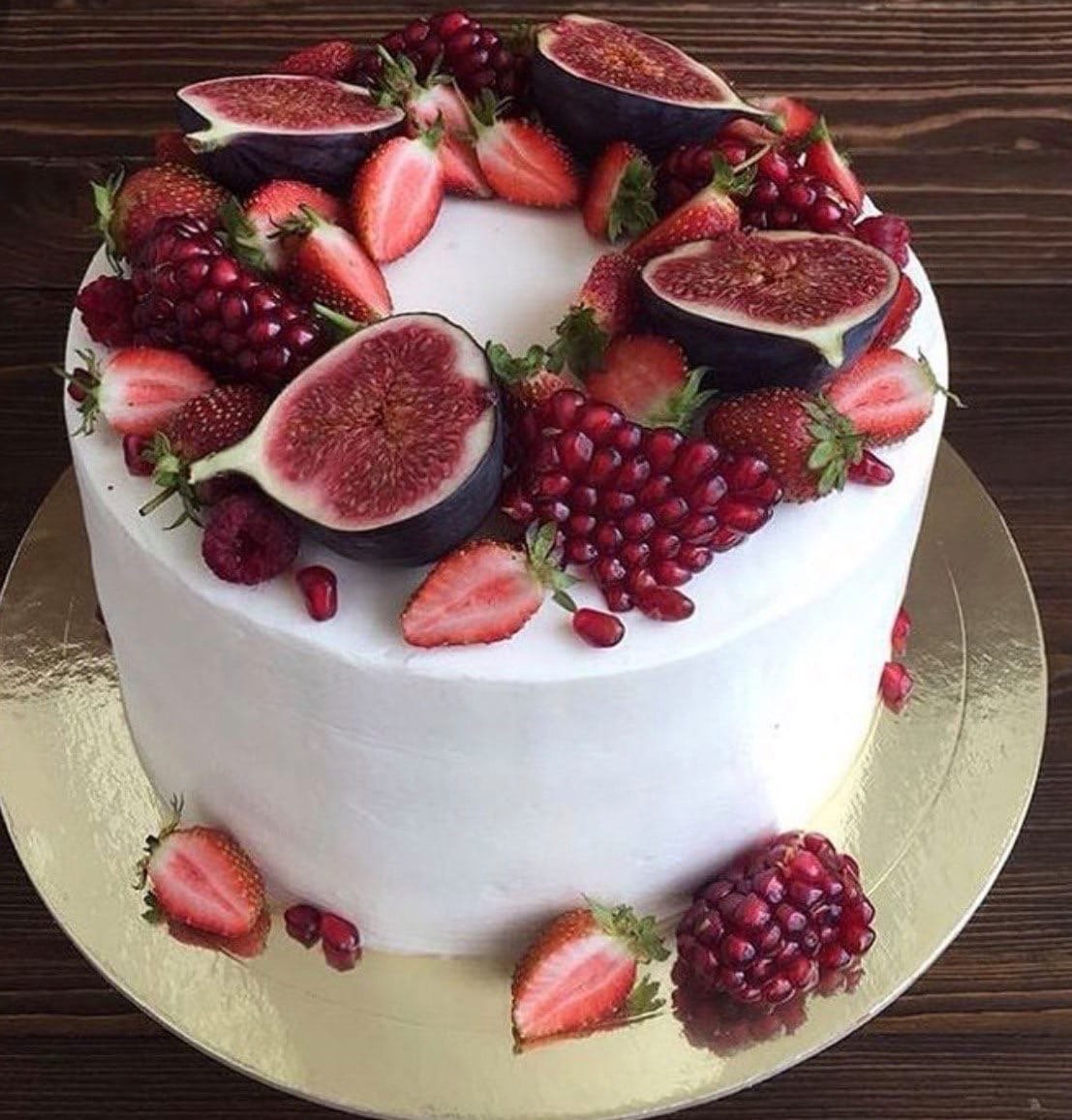 Торт красный бархат с кремом чиз