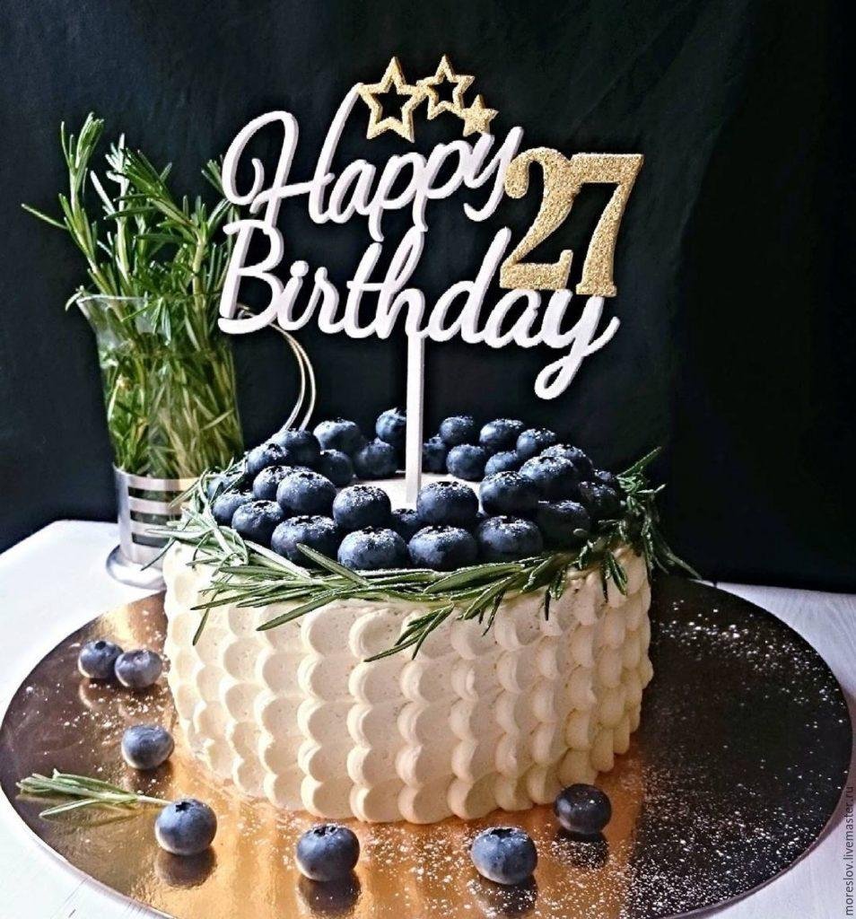 Декор торта для мужчины