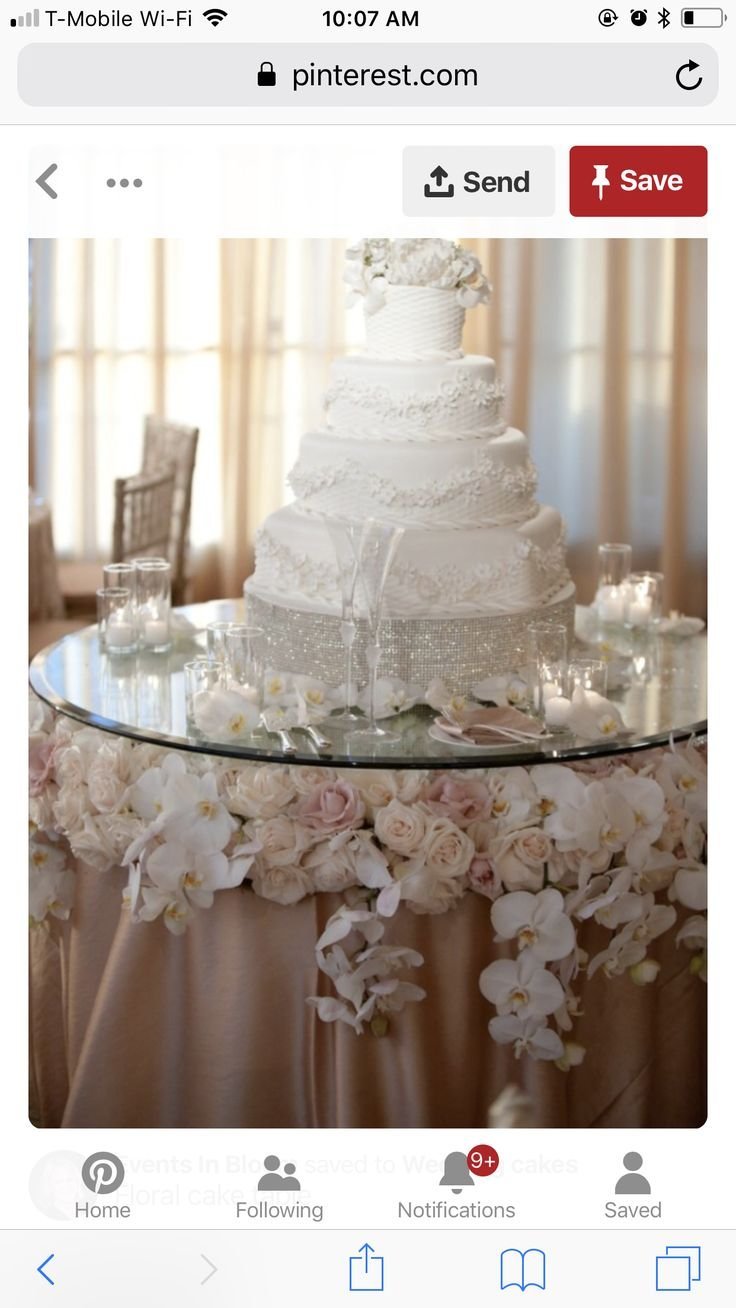 Стол для свадебного торта