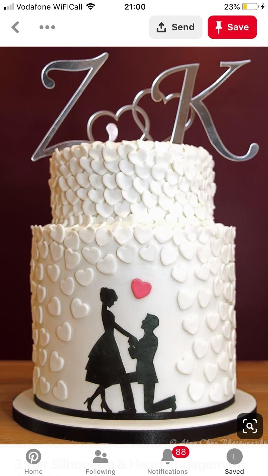 Торт на помолвку оригинальные