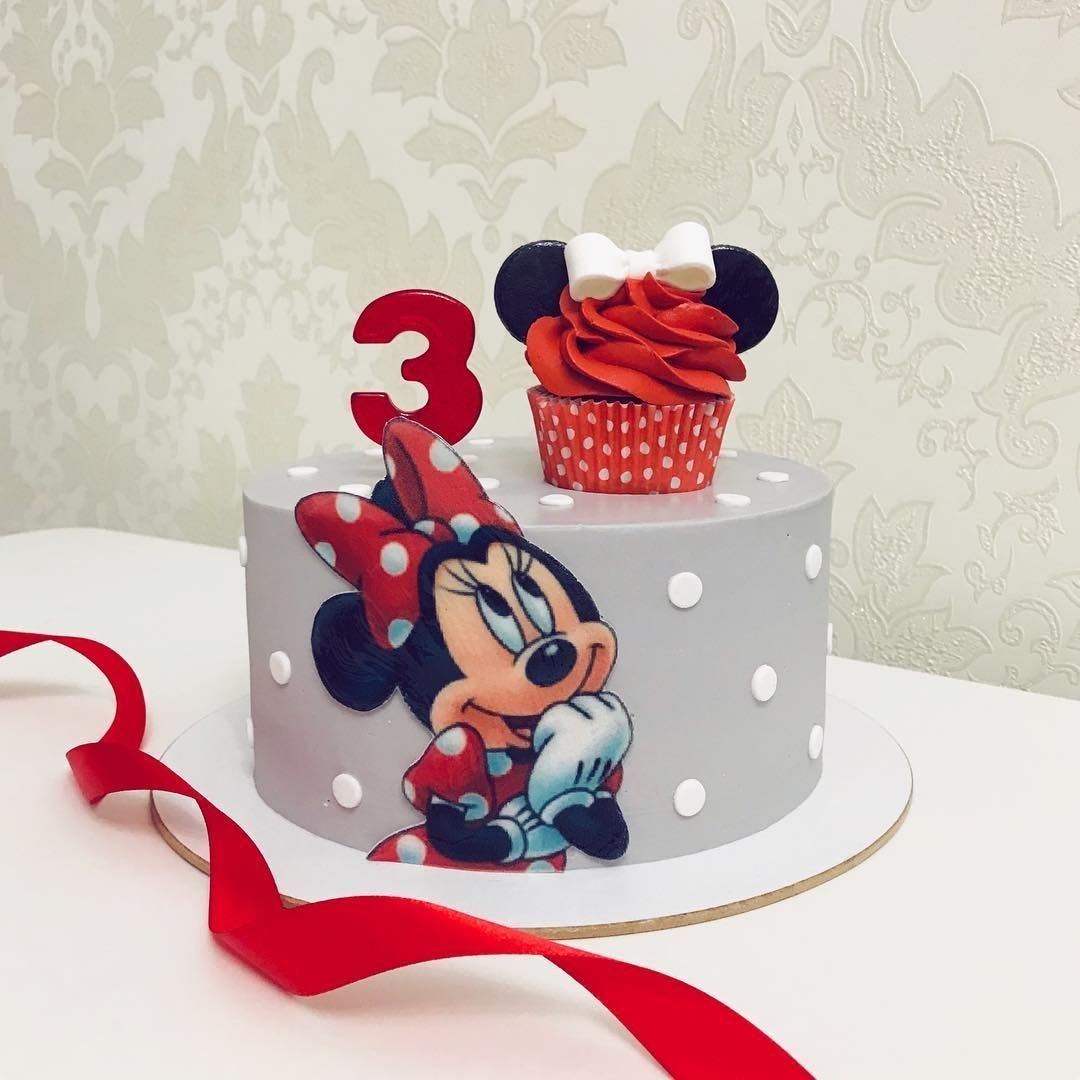 Торт с Минни Маусом для девочки 2