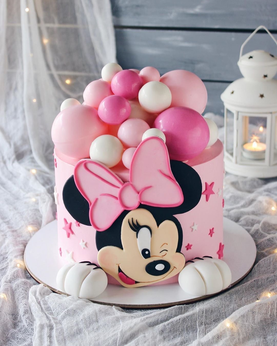 Торт Минни Маус фотопечать