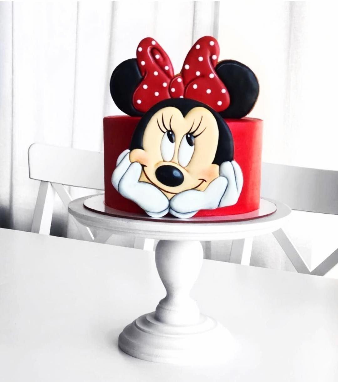 Торт с Минни и Микки Маусом для девочки