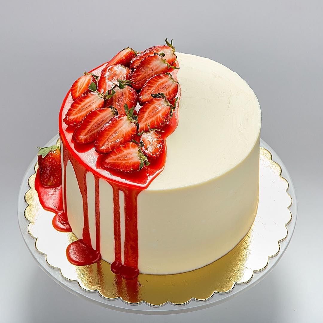 Простой дизайн торта