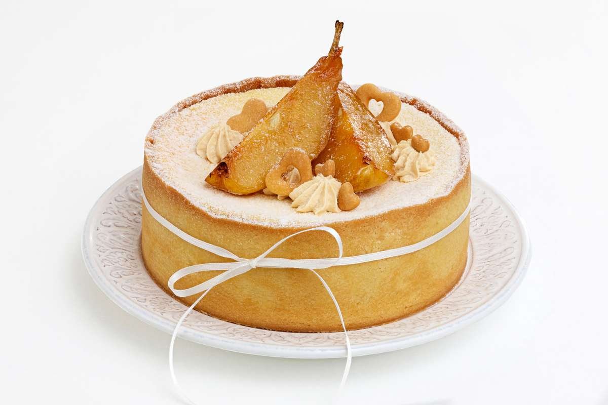 Буше торт груша карамель