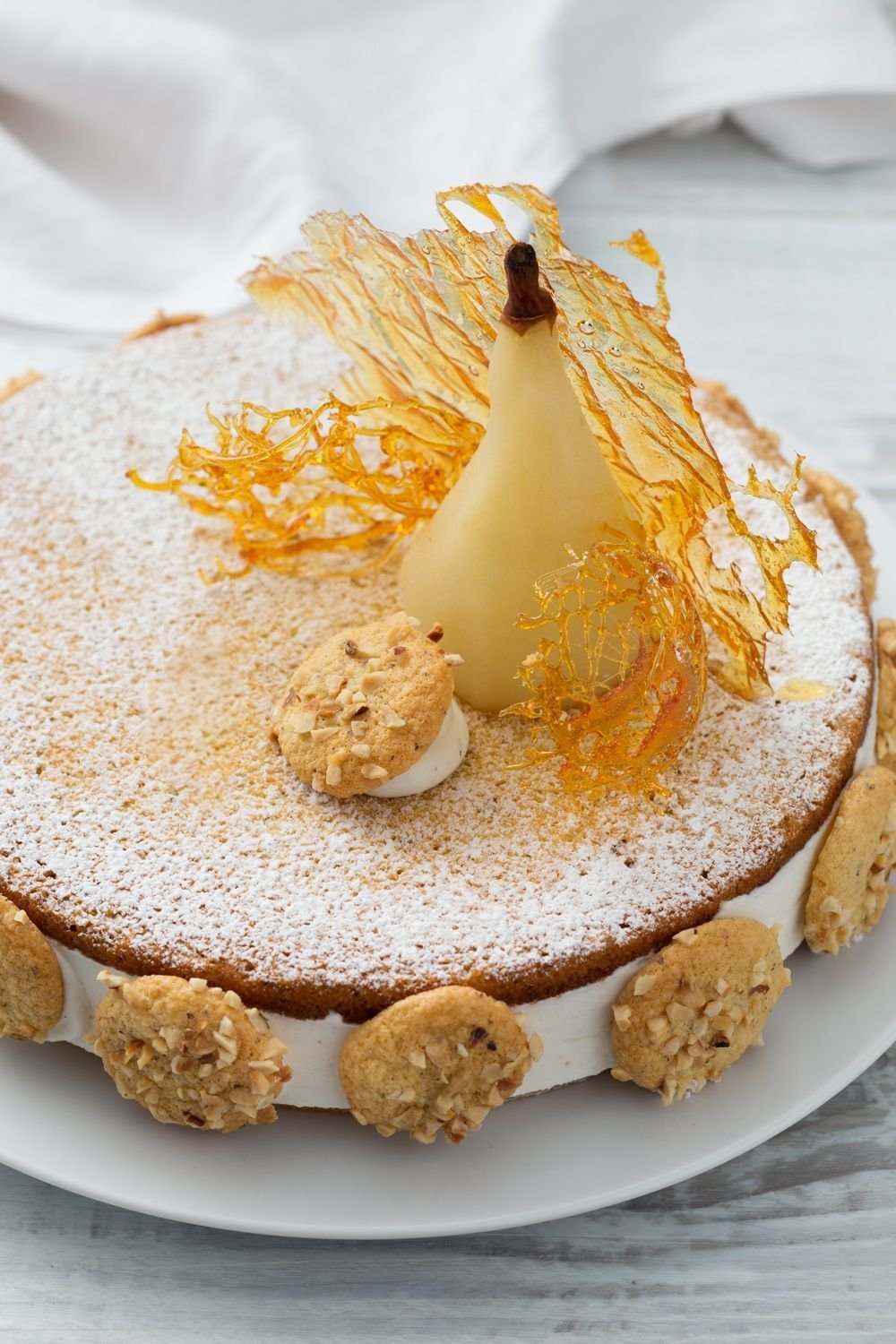 Торт с грушей