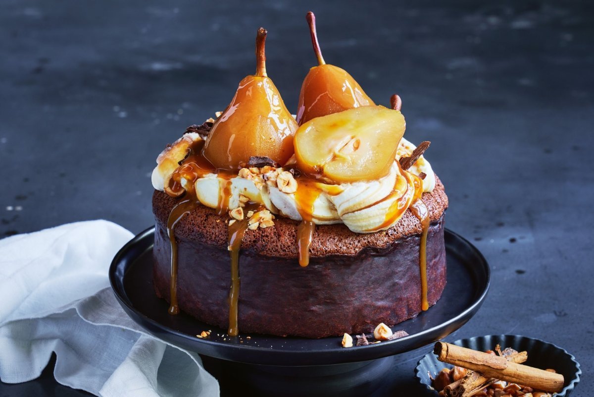 Торт «рикотта с грушей»