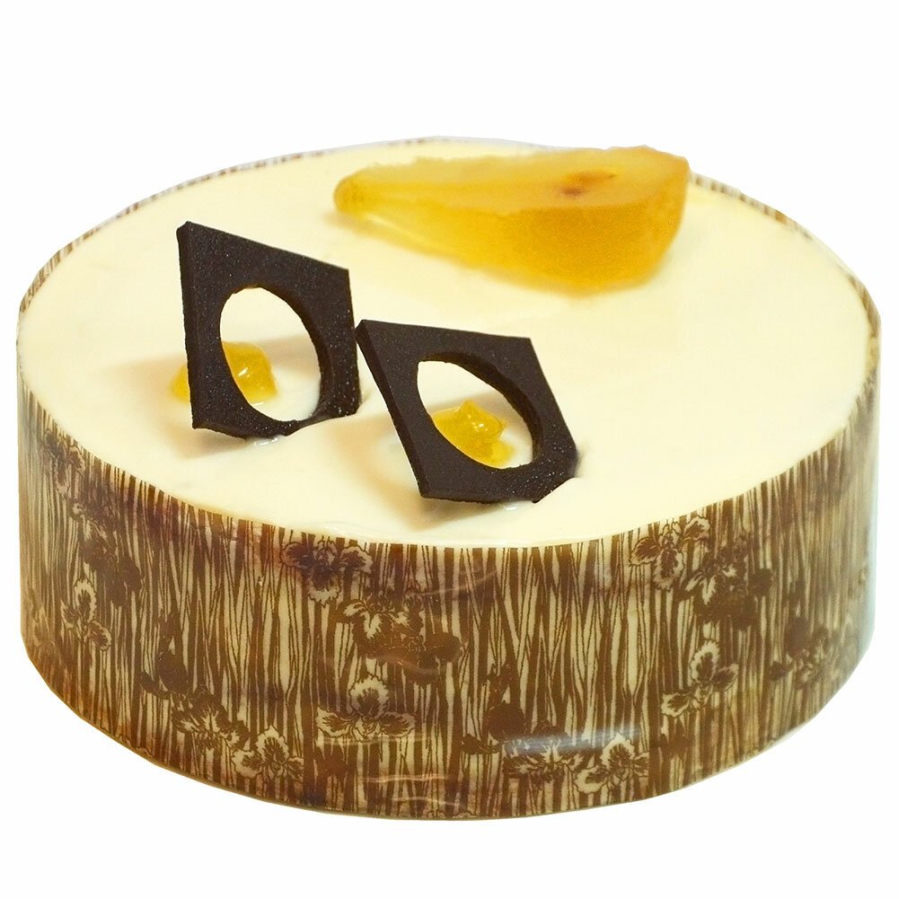 Карамельно грушевый торт