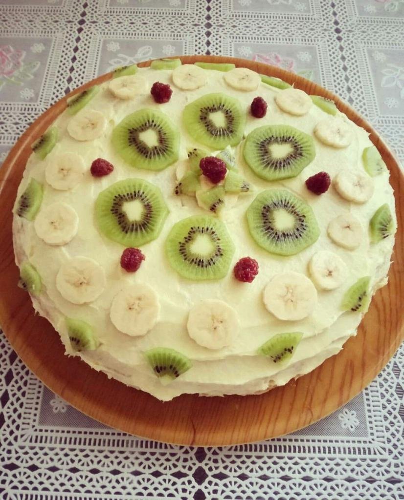 Торт молочная девочка с кремом чиз