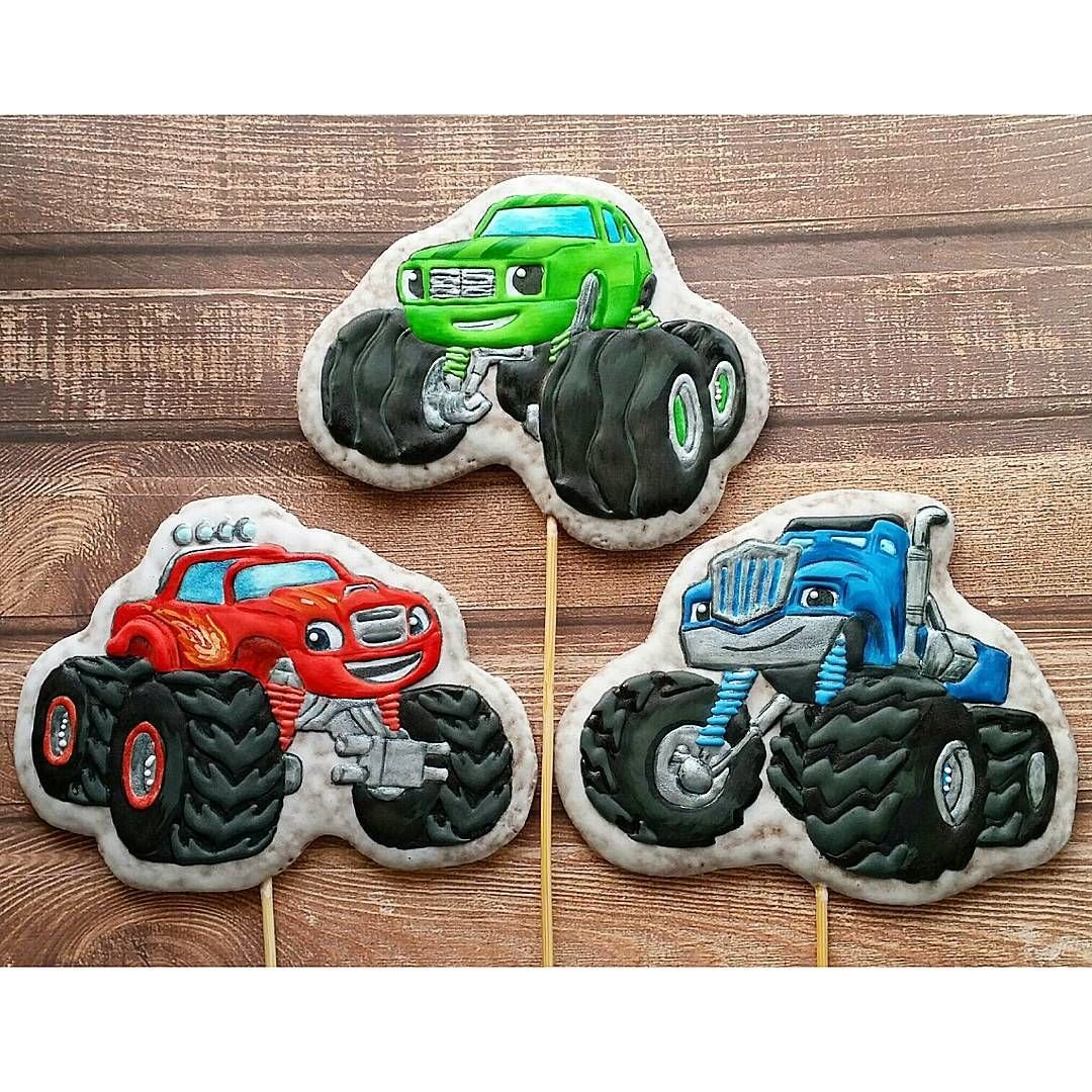 Пряники Вспыш и чудо машинки