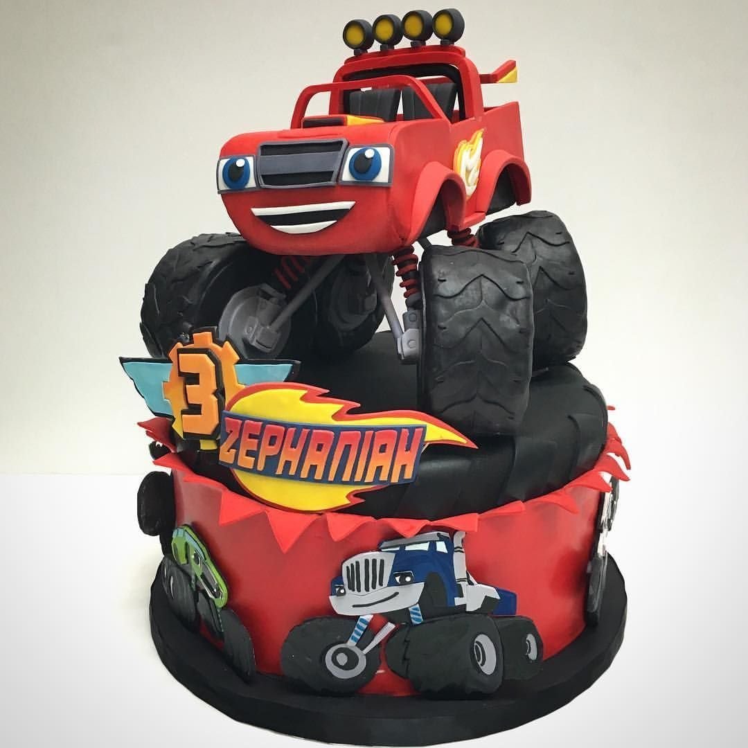Торт Вспыш и чудо машинки для мальчика