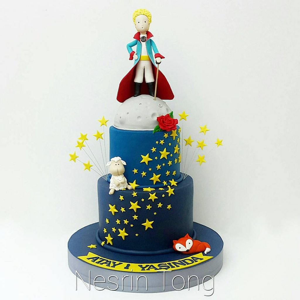 Торт на тему маленький принц