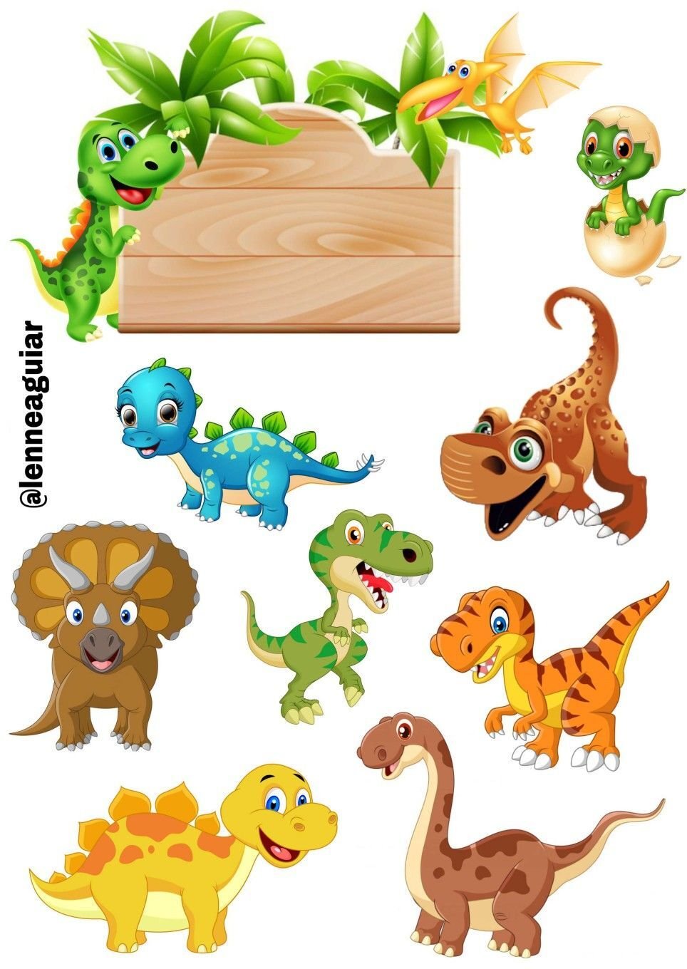 Муссовый торт с динозаврами