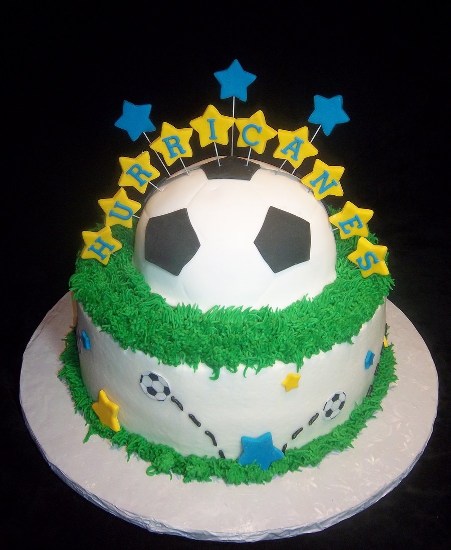 Макет футбольного мяча для торта