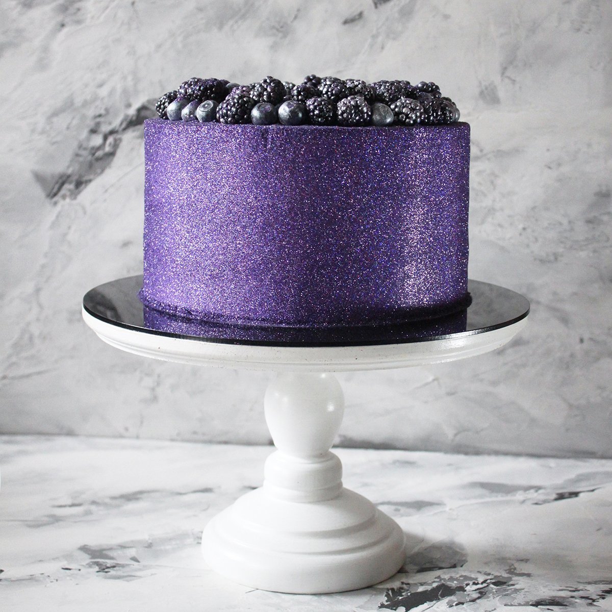 Желто фиолетовый торт