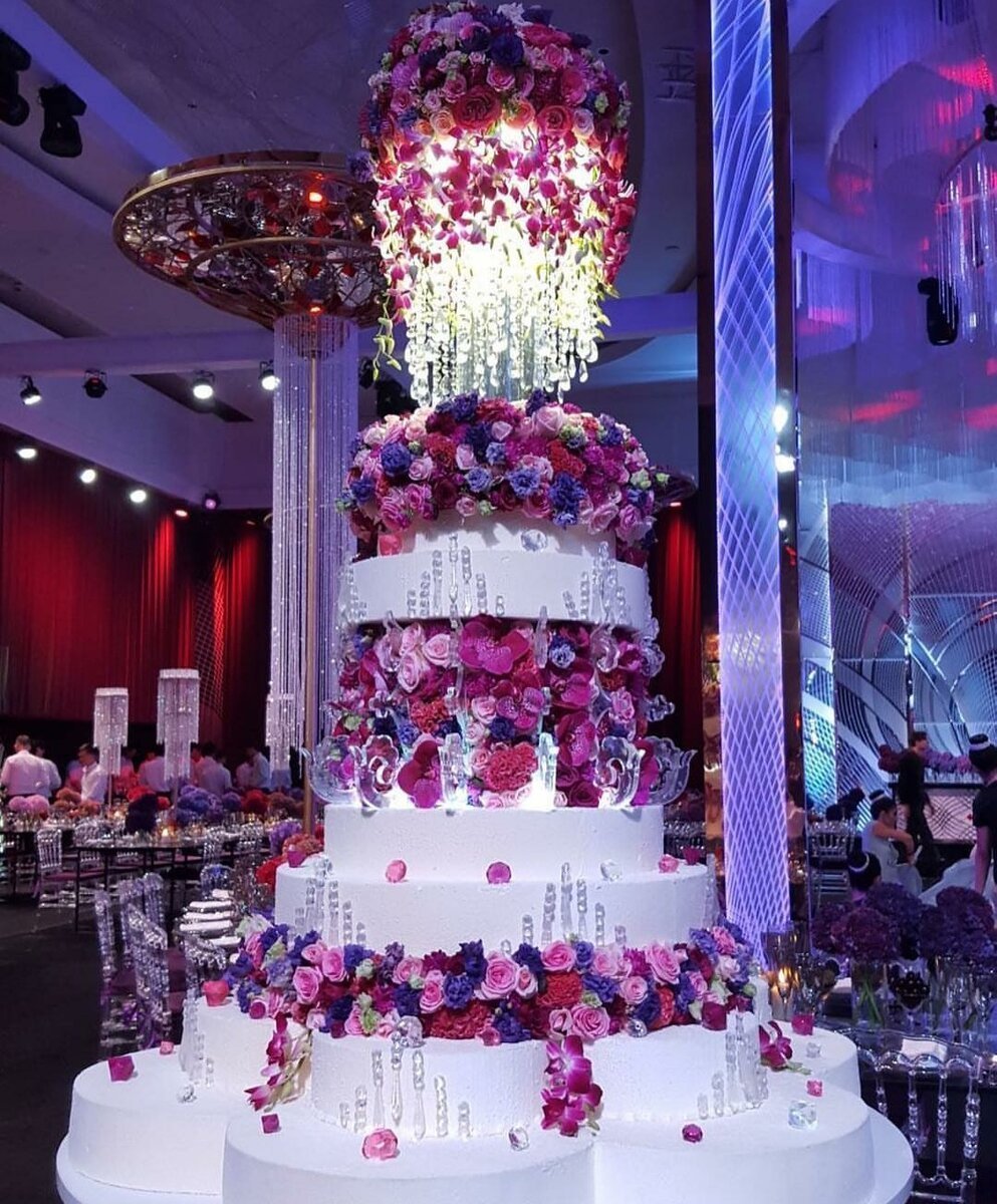 Роскошный торт для девушки