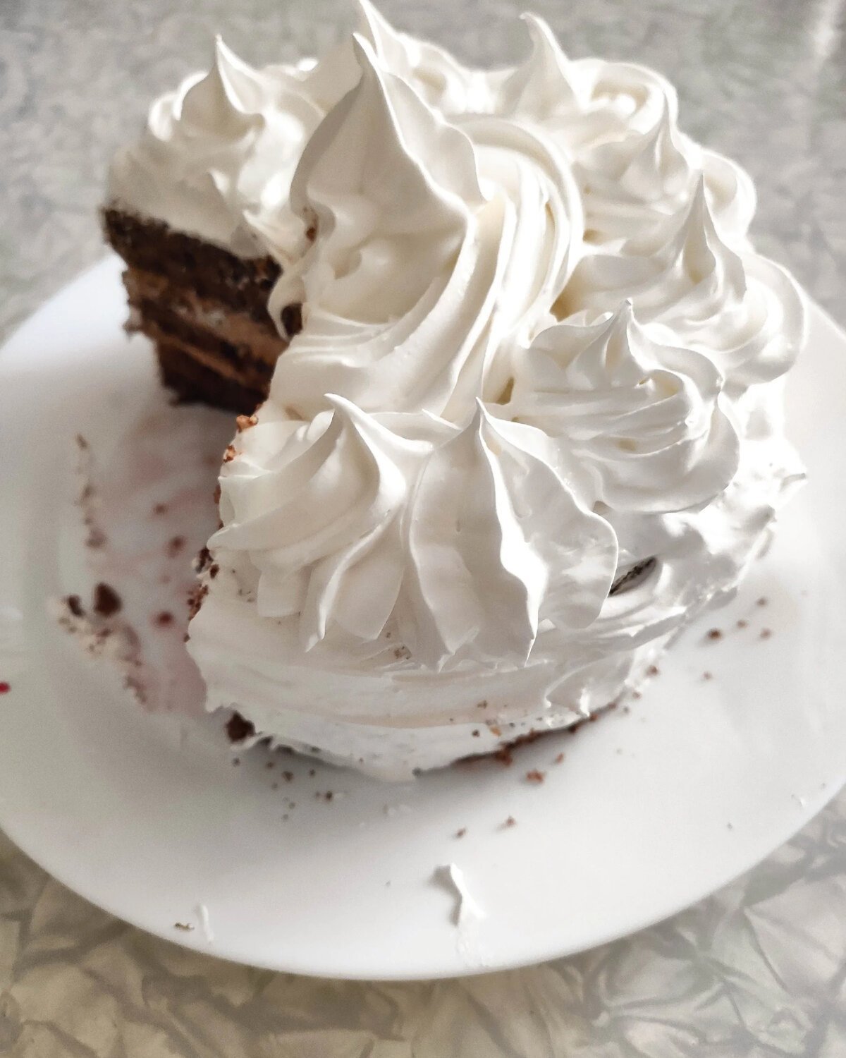 Пирожное со взбитыми белками