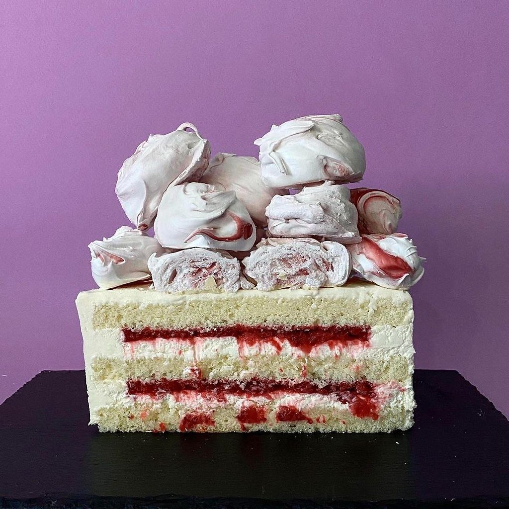 Торт бисквит с кремом чиз