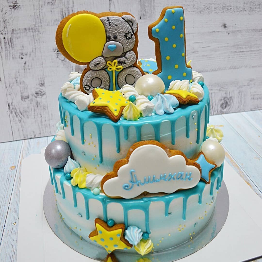 Декор торта для мальчика