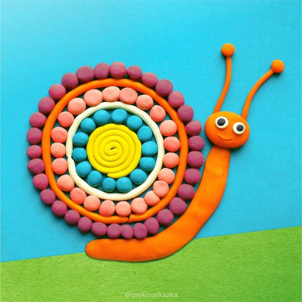 Поделка из пластилина подарок бабушке