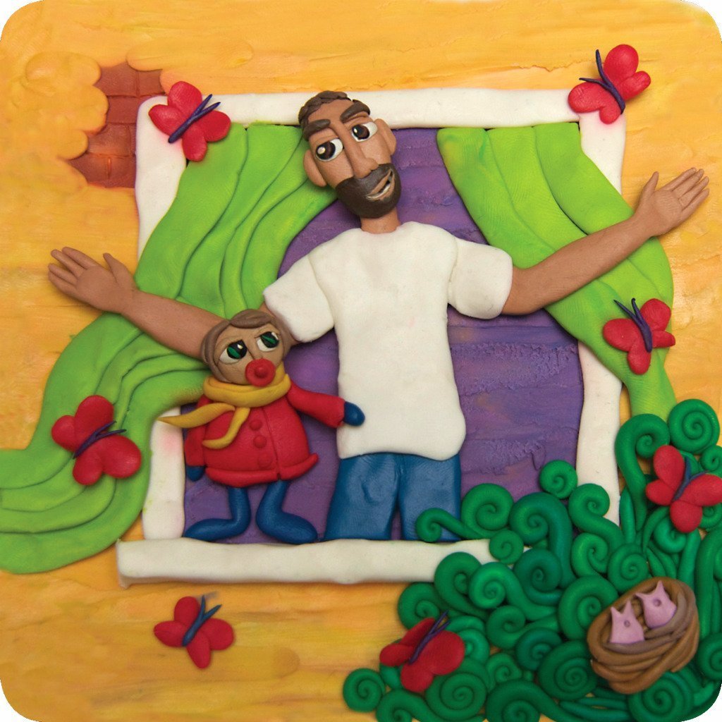 Восьмое марта из пластилиновых жгутиков