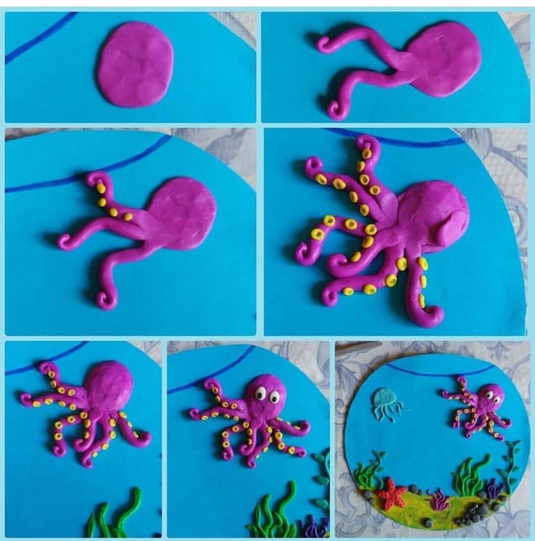 Марья Новацкая пластилиновые картины