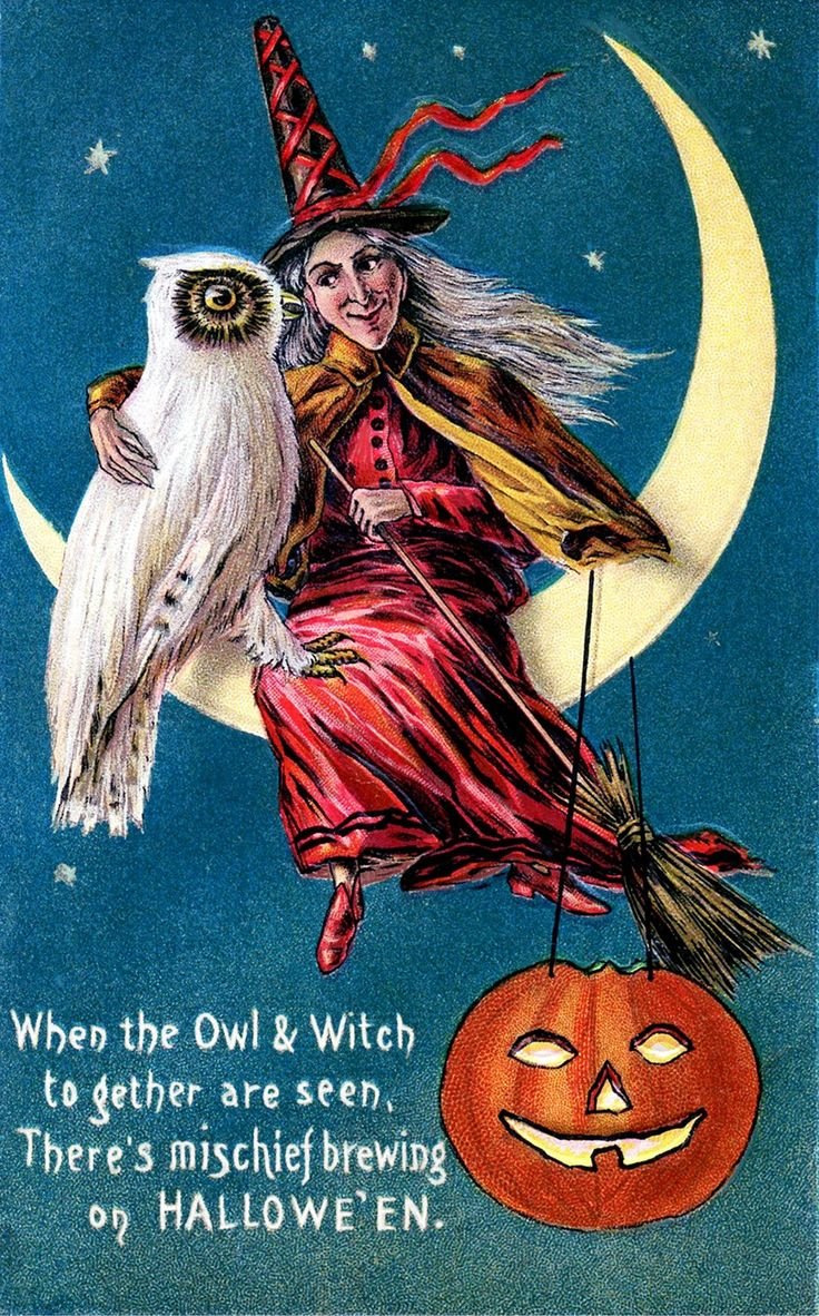 Happy Halloween ведьма