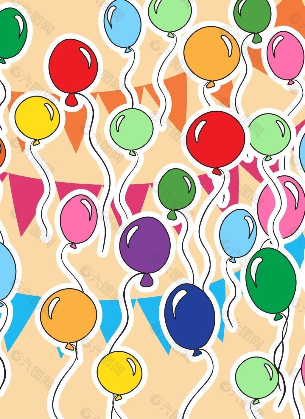 С днём рождения шарики