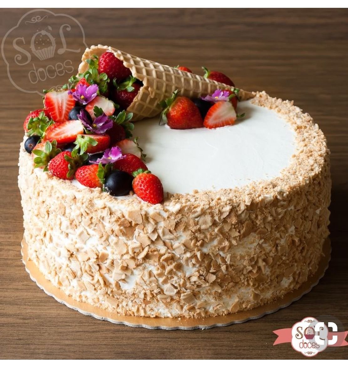 Украсить Наполеон на день рождения