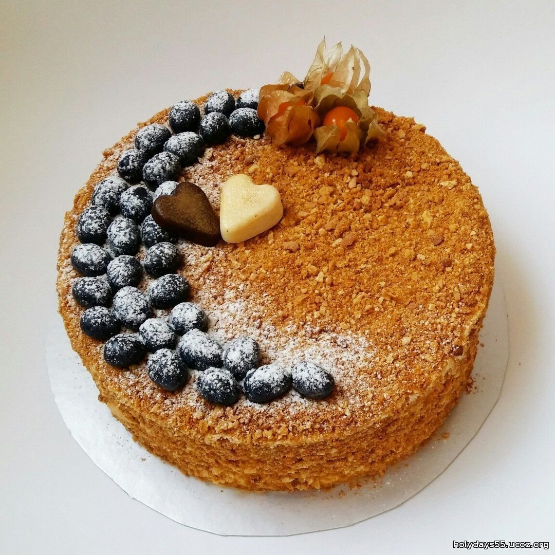 Декор медовика на день рождения