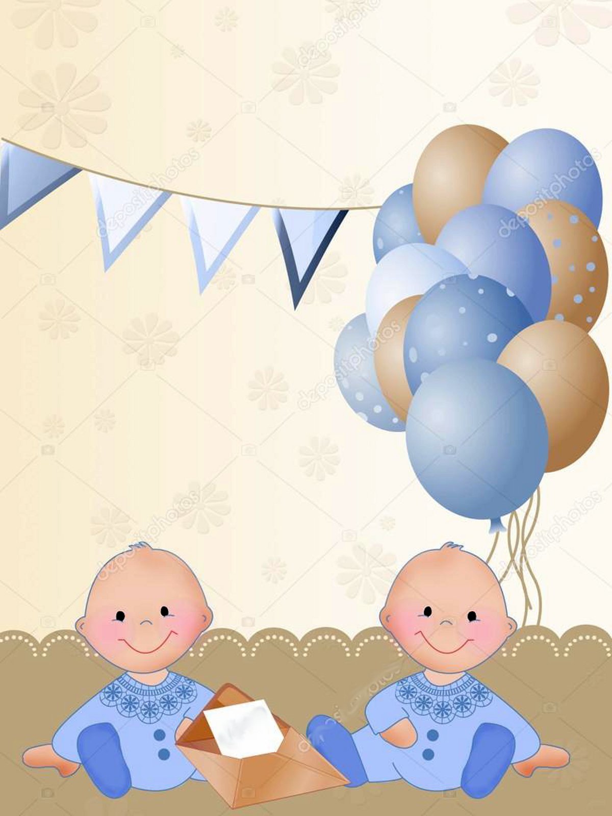 С днем рождения двойни мальчиков