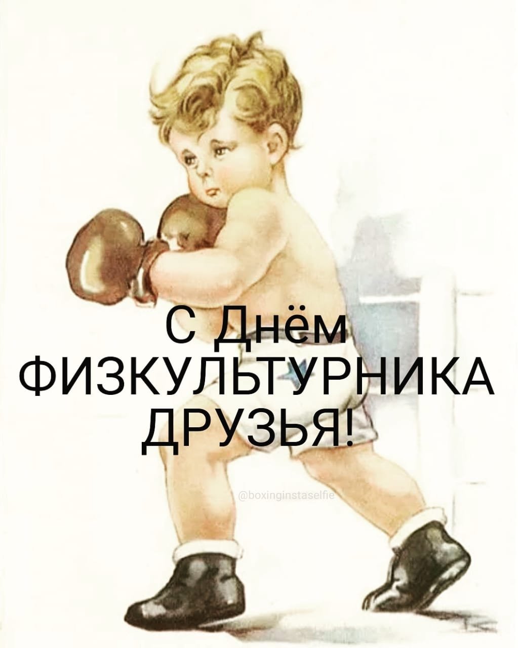 С днем рождения боксеру