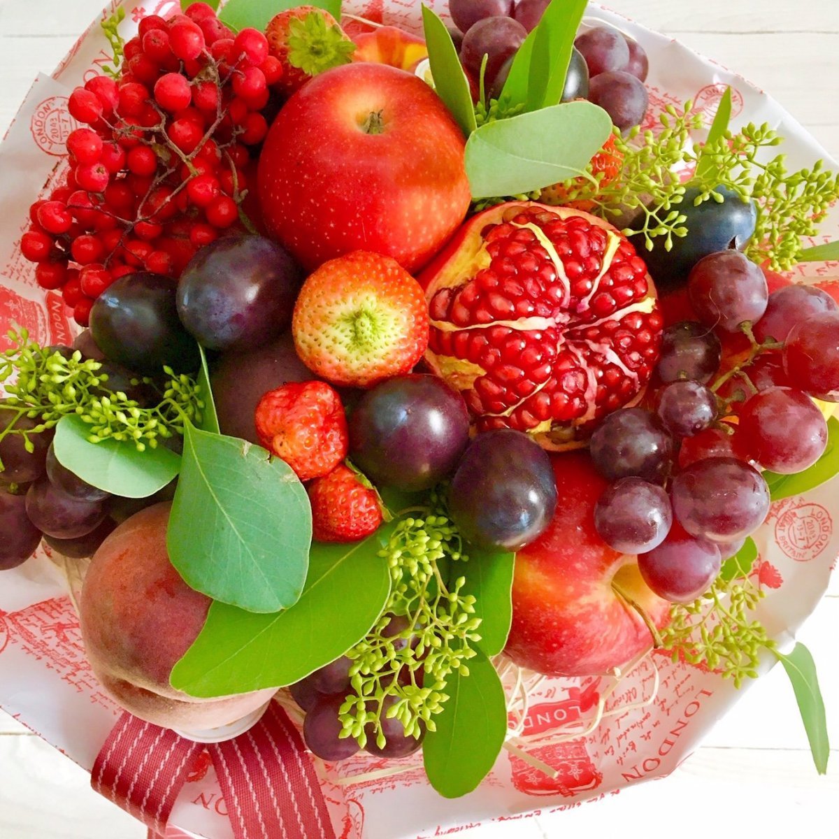 Букет голубика клубника ежевика