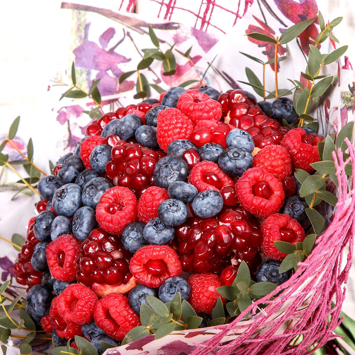 Летний тортик с фруктами