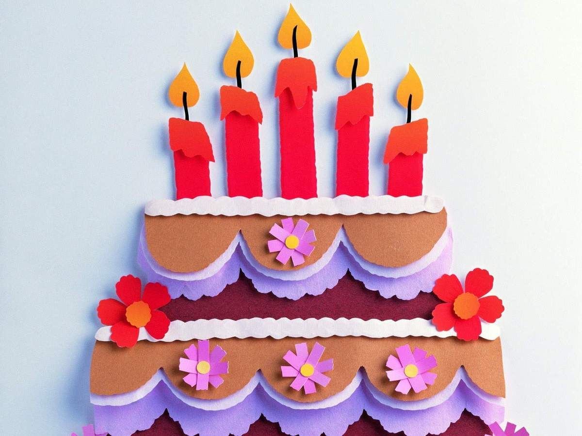 Открытка на день рождения своими руками