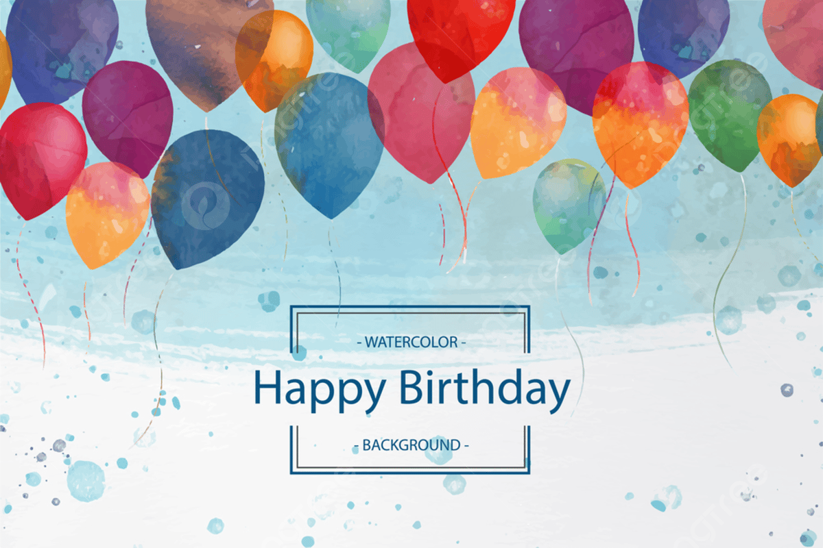 Открытки с днём рождения с шариками