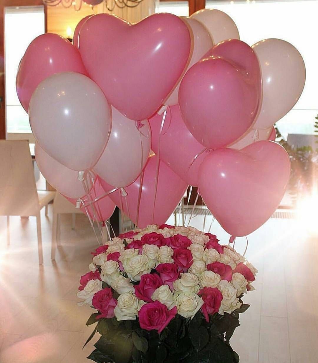 Шикарный букет и шары