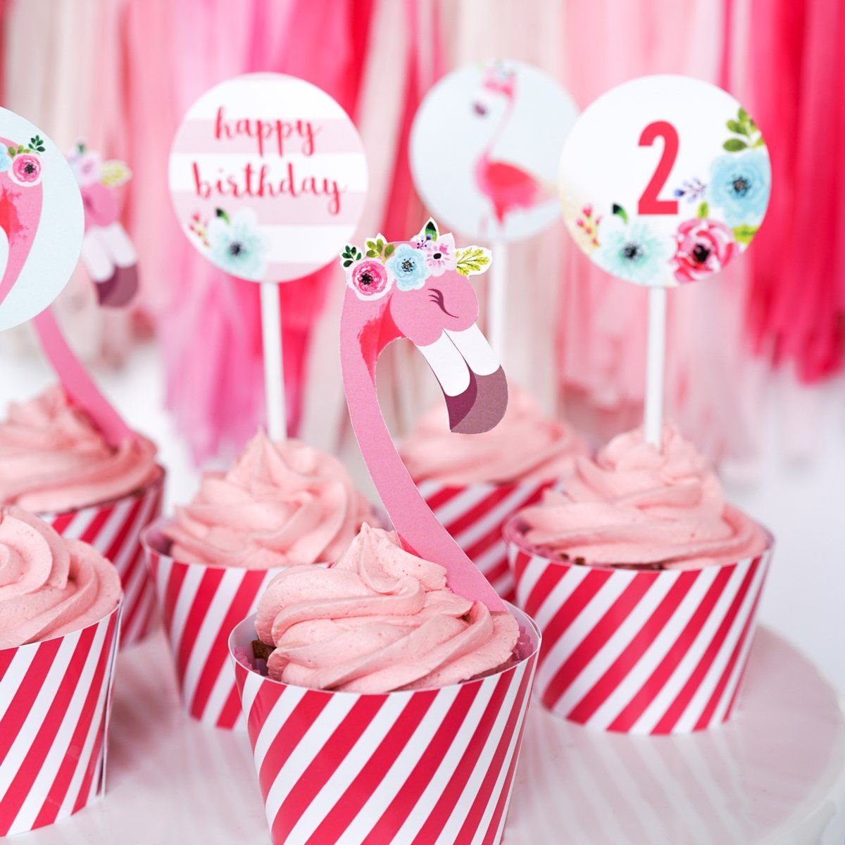 Вечеринка розовый Фламинго