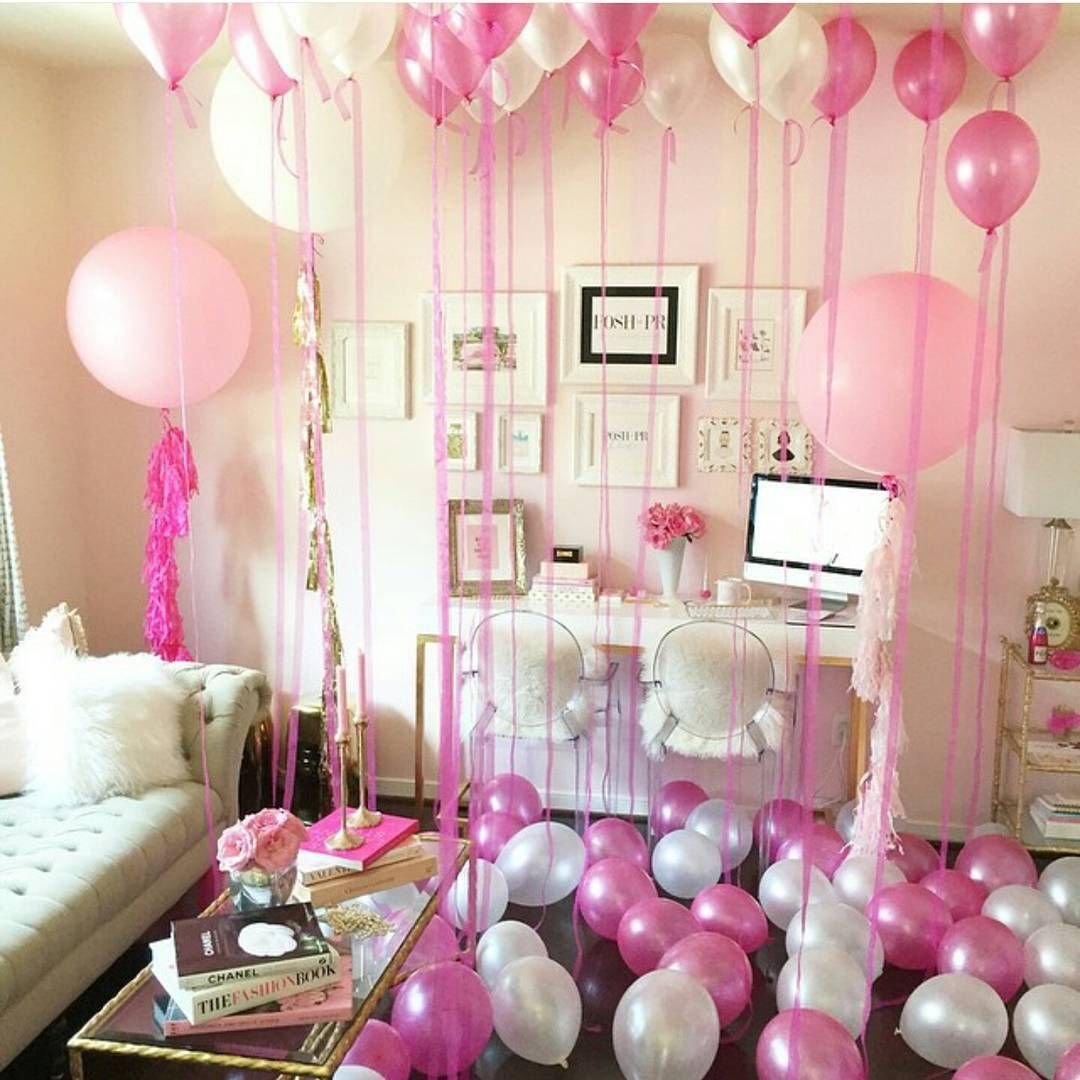 Украшение комнаты на др девочки