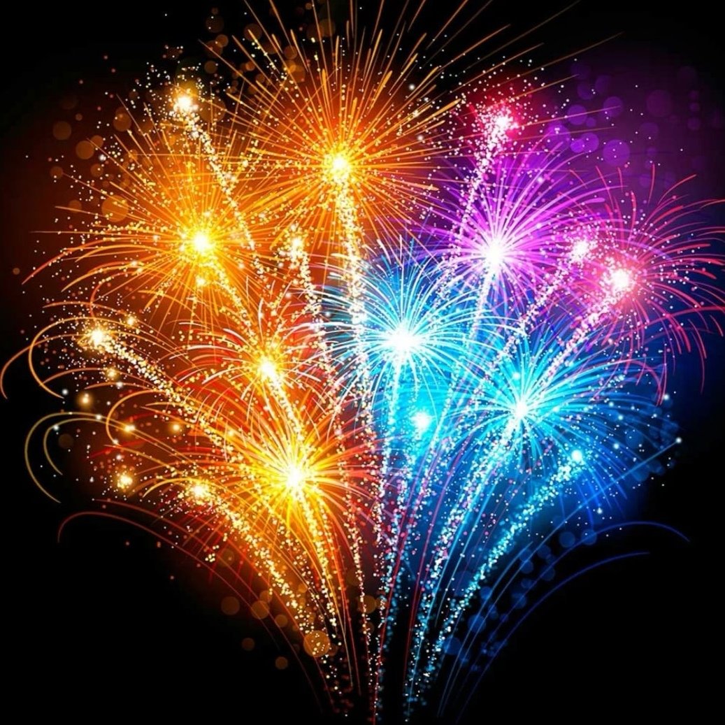 Салют "с днем рождения"