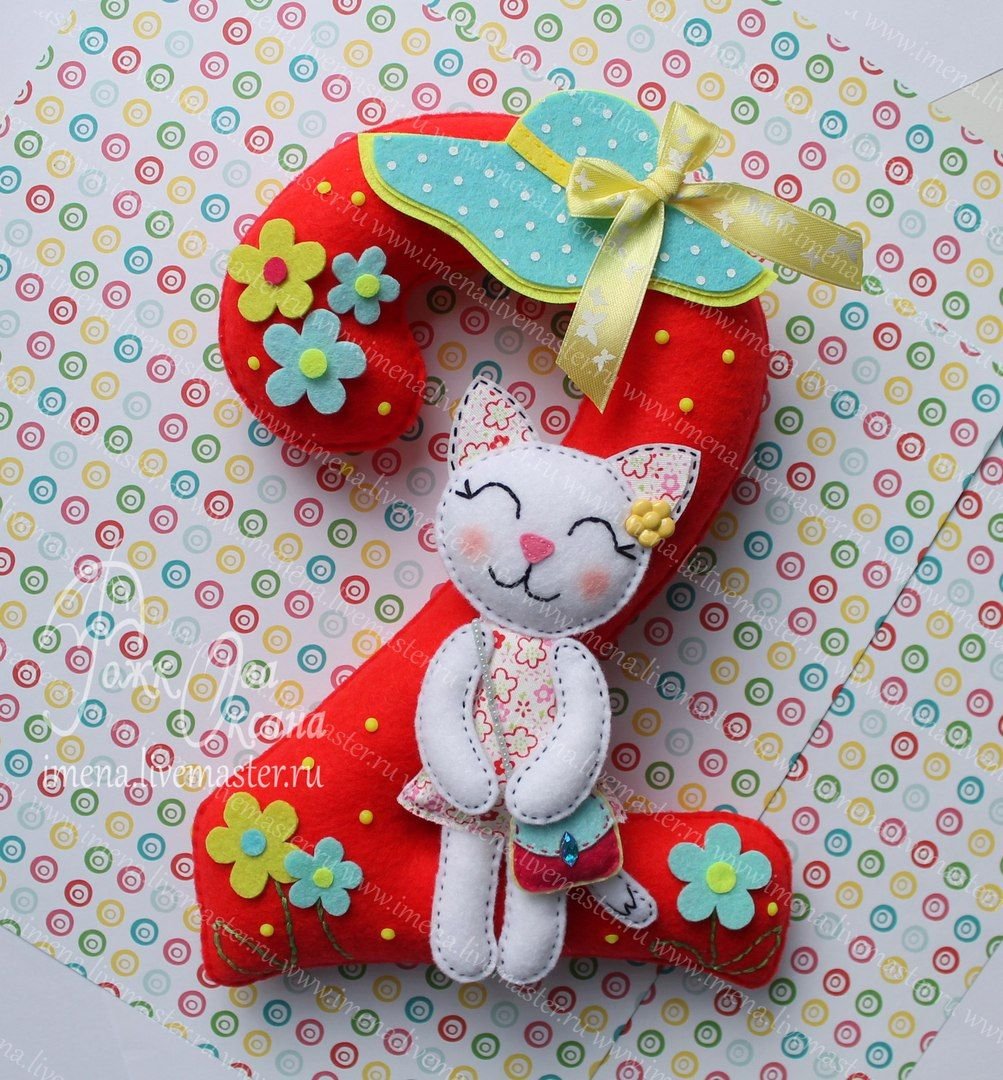 Подарок из фетра для девочки