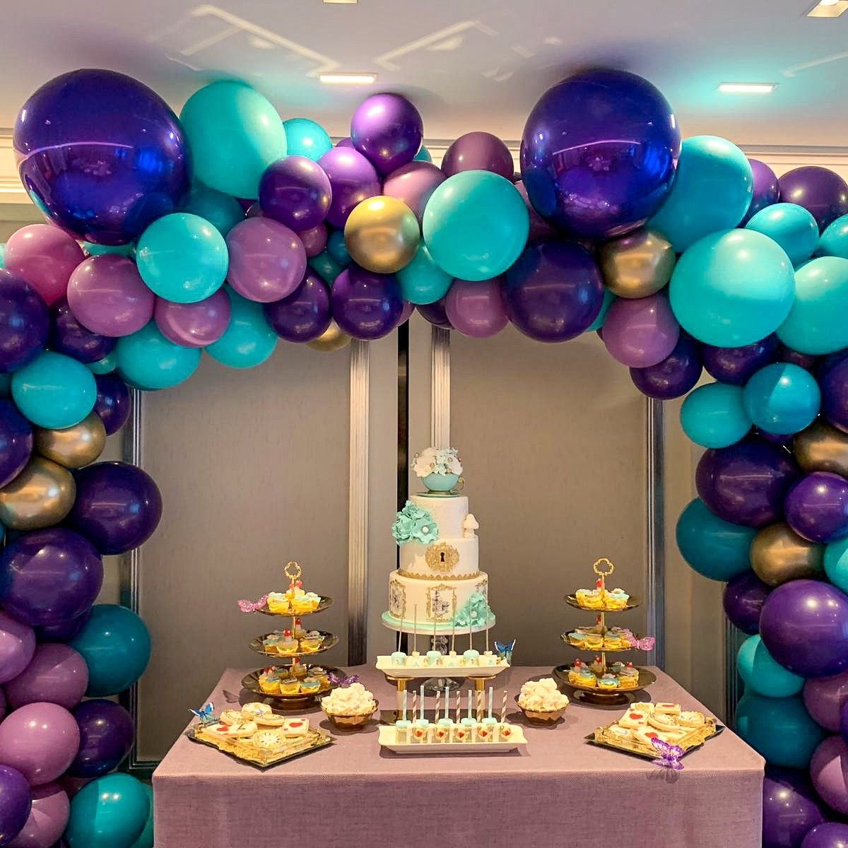 Украшение шарами в Восточном стиле