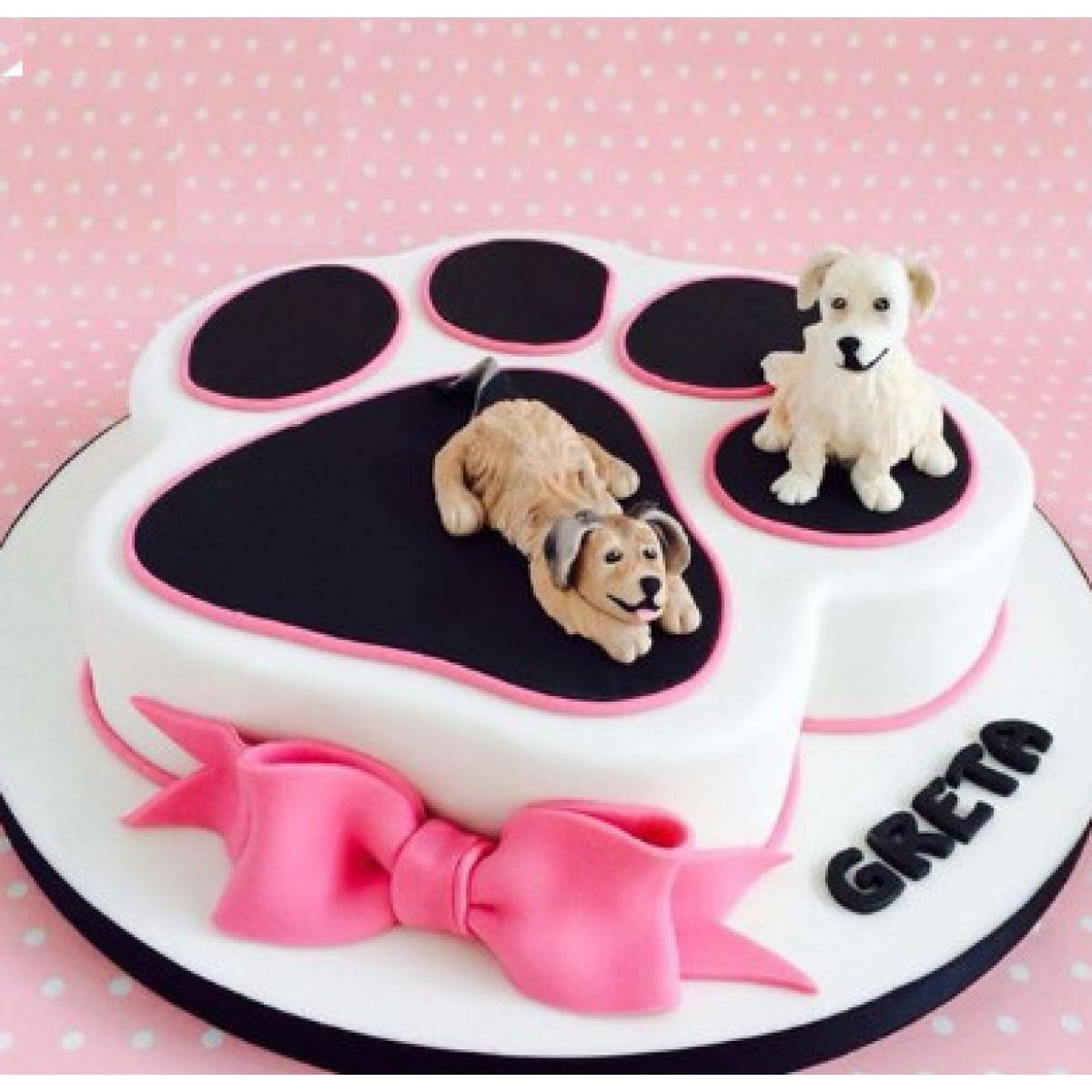 Торт с собакой для девочки