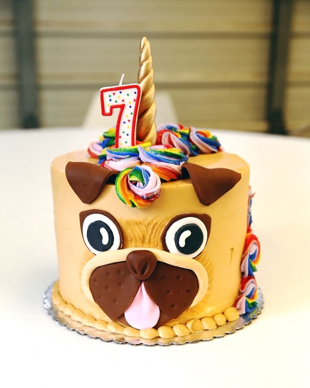 Торт в виде собачки для девочки