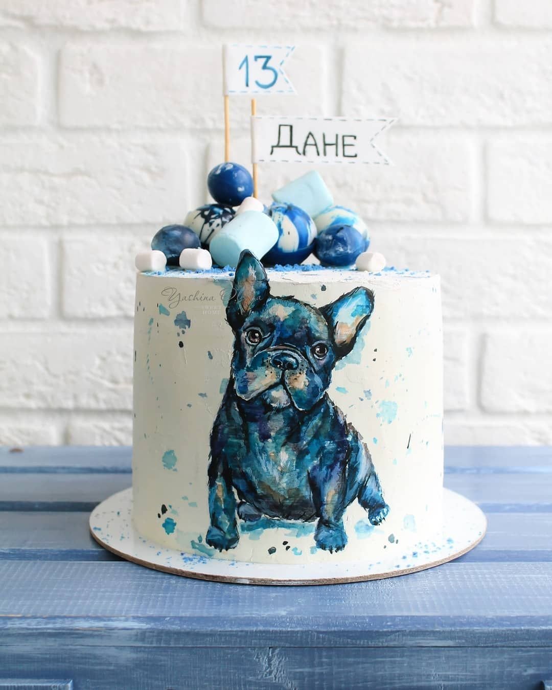 Торт с собакой